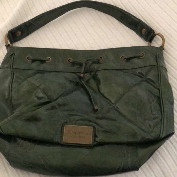 Women’s Y2k fall Simply Vera wang Kelly green shoulder bag - Picture 2 of 14